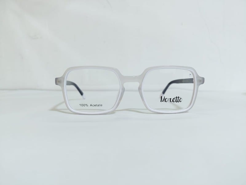 Montura Acetato Redonda White Caballero