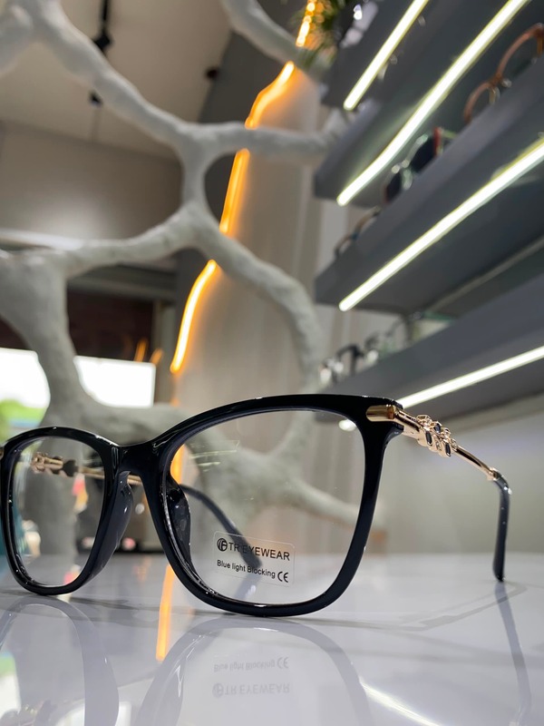 Montura Acetato Redonda Black Caballero